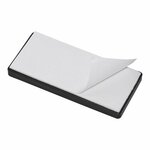 Reflecteur blanc 85x39mm autocollant avec plaque de base