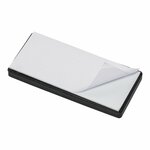 Reflecteur rouge 85x39mm autocollant avec plaque de base