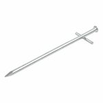 Goupille de roche 17cm en metal avec goupille en croix soudee