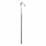 Goupille de pierre 22cm carre en metal