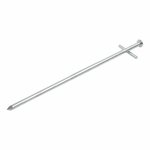 Goupille de roche 23cm en metal avec goupille transversale soudee