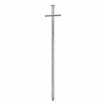 Goupille de roche 23cm en metal avec goupille transversale soudee
