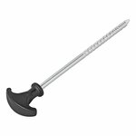 Piquet de tente 20,5 cm acier galvanise vissable
