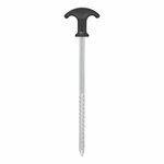 Piquet de tente 20,5 cm acier galvanise vissable