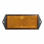 Reflecteur orange 104x40mm fixation par vis