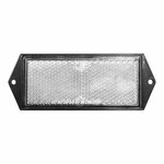 Reflecteur blanc 104x40mm fixation par vis