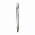 Piquet de tente 22cm aluminium demi-rond