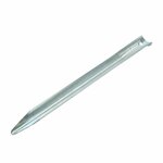 Piquet de tente 30cm metal demi-rond