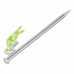 Goupille de roche de 20 cm en acier galvanise avec crochet en P Heavy Duty