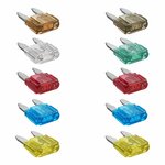 Fusibles a lame mini assortis 10 pcs