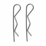 Ressort de verrouillage simple 2mm 6-12mm 2 pieces sous blister