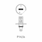 Ampoule voiture 12V 55W P14.5s H1 en boîte