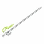 Goupille de roche 30 cm en acier galvanise avec crochet en L Heavy Duty