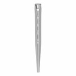 Piquet de tente 18,5cm aluminium strie