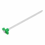 Piquet de tente 25cm metal avec crochet plastique