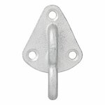 Crochet de corde en metal avec oeil 70 x 45 mm