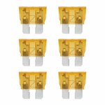 Fusibles standard 5A marron clair 6 pcs sous blister