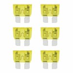 Fusibles standard 20A jaune 6 pcs en blister