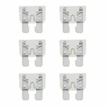 Fusibles standard 25A neutre 6 pcs en blister