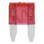 Fusibles a lame mini 10A rouge 6 pcs en blister