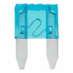 Fusibles a lame mini 15A bleu 6 pcs en blister