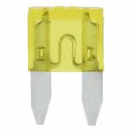 Fusibles a lame mini 20A jaune 6 pcs en blister