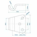 Contre piece pour tendeur SPP Z-11