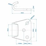 Contre-piece pour tendeur SPP Z-11A