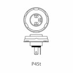 Ampoule voiture 12V 45/40W P45t en boîte