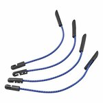 Tendeur de bache bleu 280mm - jeu de 4 pieces