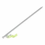 Goupille de roche 40 cm en acier galvanise avec crochet en P Heavy Duty