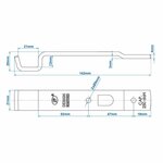 Contre-piece pour tendeur SPP Z-05A
