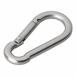 Mousqueton en acier inoxydable 5x50mm x10 pieces