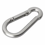Mousqueton en acier inoxydable 5x50mm x10 pieces