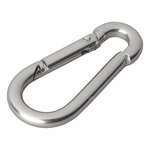 Mousqueton en acier inoxydable 6x60mm x10 pieces