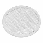 Reflecteur blanc 60mm autocollant 2 pieces sous blister