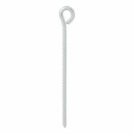 Tourillon 30 cm acier galvanise avec oeil