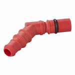 Passe-fil avec joint torique pour tuyaux 10/12 mm rouge