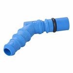 Passe-fil avec joint torique pour tuyaux 10/12 mm bleu