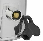 Capuchon de barre de remorquage chrome avec verrou