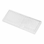Reflecteur blanc 82x36mm autocollant 2 pieces sous blister
