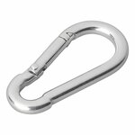 Mousqueton metal 5x50mm 2 pieces sous blister