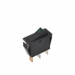 Interrupteur a bascule LED vert 12V 24V max. 10A sous blister