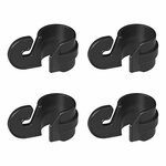 Clip de tente 19-22mm avec crochet 4 pieces sous blister