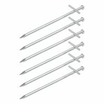 Goupille de roche 17cm metal avec goupille soudee 6 pieces dans polybag