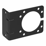 Support de prise metallique coude 9,25 x 7 cm