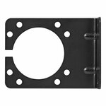 Support de prise metallique coude 9,25 x 7 cm