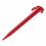 Piquet de tente 19cm plastique 6 pcs en polybag