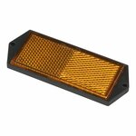 Reflecteur orange 104x40mm fixation par vis 2 pcs sous blister