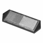 Reflecteur blanc 104x40mm fixation par vis 2 pcs sous blister